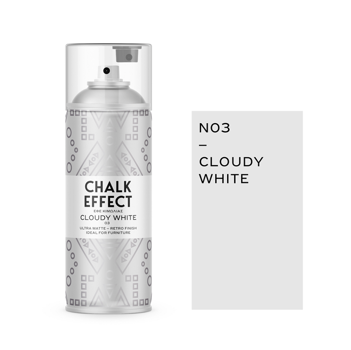 Xroma Kimolias se Spray Chalk Effect Cloudy White No 3, 400ml